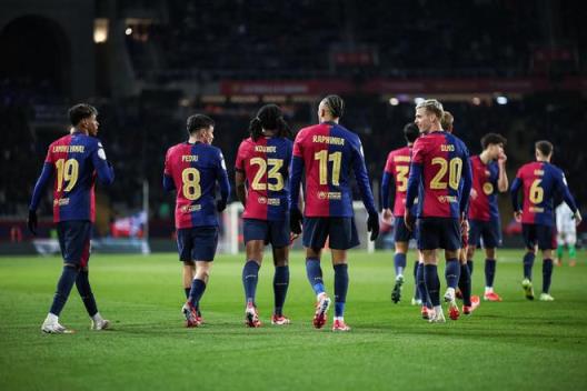 巴薩60場44勝成五大聯(lián)賽勝場最多球隊(duì)