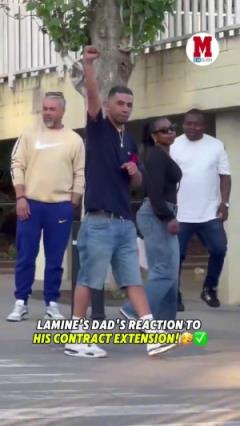 亞馬爾續(xù)約巴薩引狂喜 爸爸高呼“巴薩萬歲”