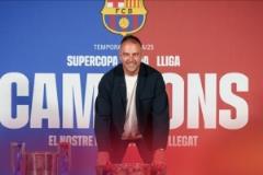 巴薩官網(wǎng)：一周年再封王，弗里克引領(lǐng)三冠王與青春風(fēng)暴