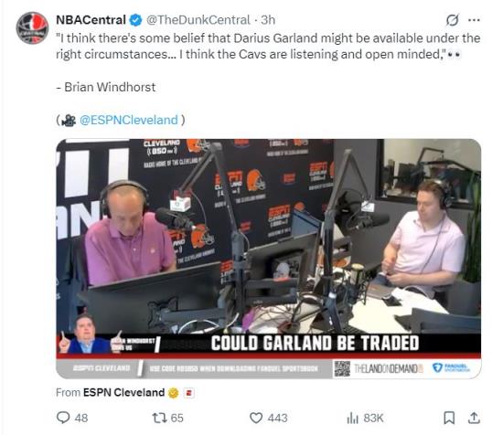 加蘭或被交易 魔術(shù)成潛在下家美媒曝兩套雙贏方案