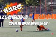 2025首屆山東省“泰山小將”數(shù)選未來(lái)足球精英賽即將開(kāi)賽