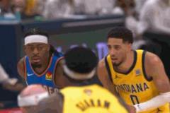 多特掌擊哈利伯頓裁判未吹罰