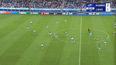 杜加利奇左腳抽射破門，新鵬城3-1逆轉(zhuǎn)申花鎖定勝局