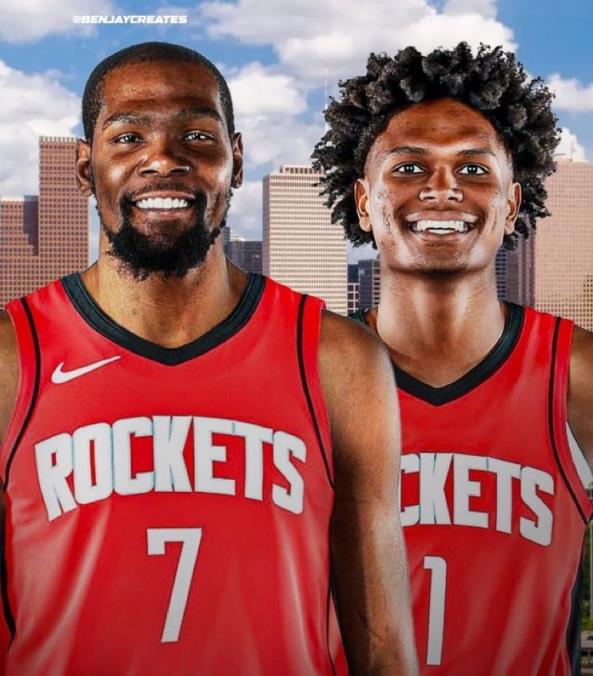 NBA大交易！杜蘭特加盟火箭，與阿門·湯普森組成頂級防守組合