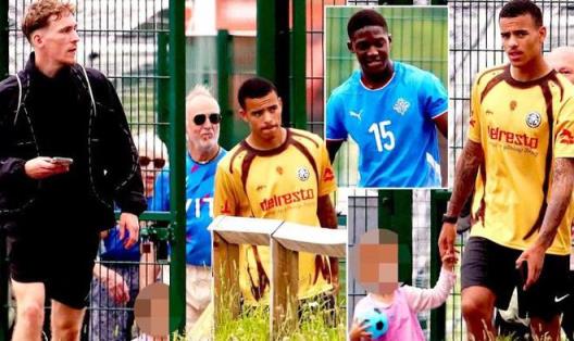 青訓(xùn)隊(duì)友重聚，格林伍德與梅努、加納同場(chǎng)訓(xùn)練