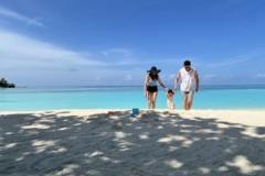 姜宇星妻子馬爾代夫度假照曝光：讓時(shí)光虛度