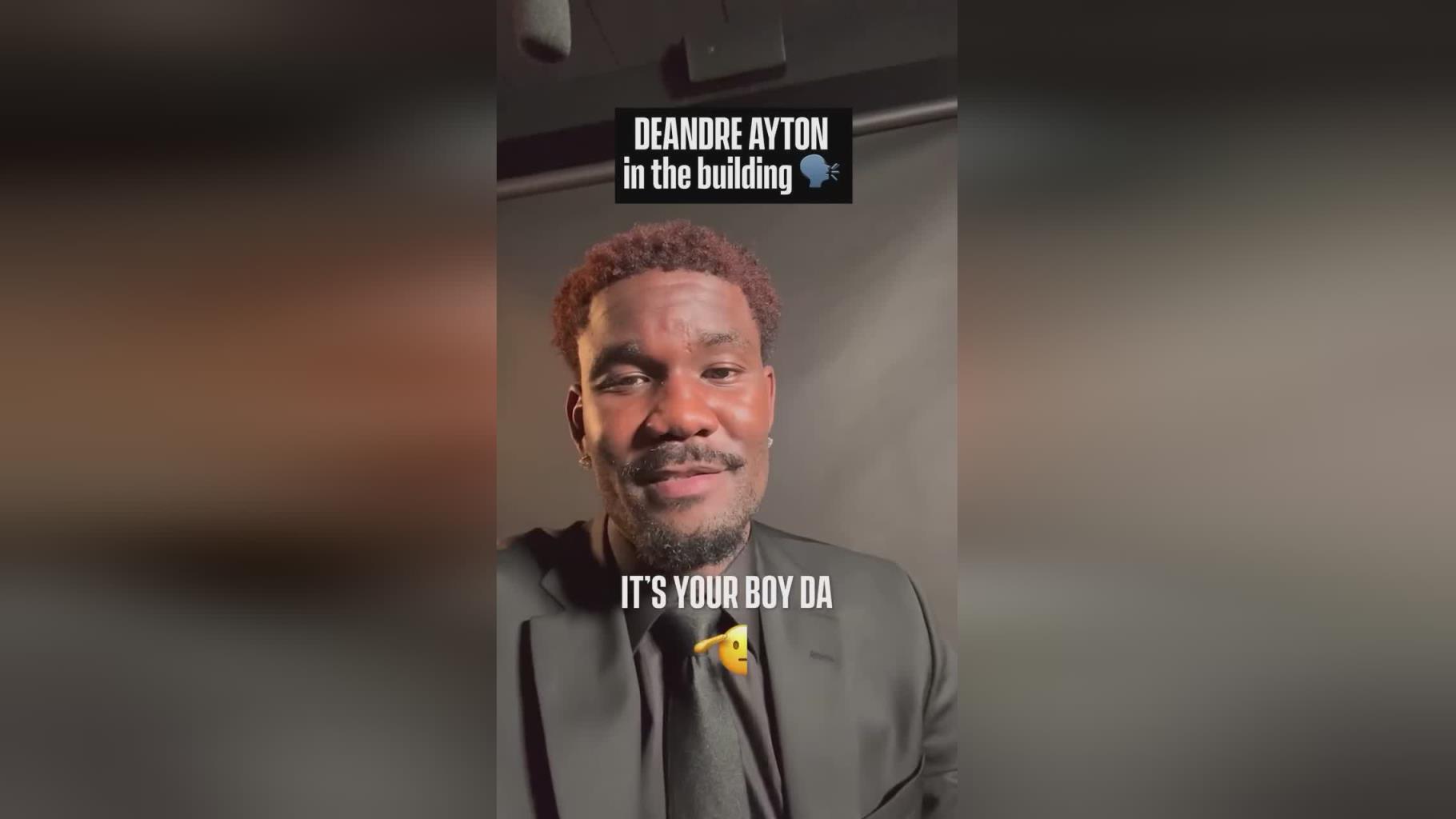 艾頓曬視頻打招呼：湖人球迷你們好，我是5號艾頓