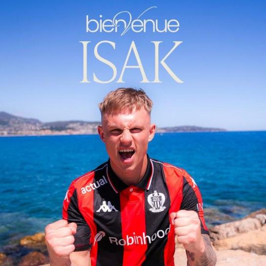 官方：尼斯完成簽下維也納快速前鋒揚(yáng)松，轉(zhuǎn)會費(fèi)1000萬歐元