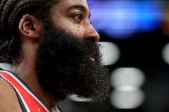 哈登24分8板8助5失誤負(fù) 正負(fù)值-17全場(chǎng)最差