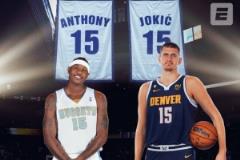 ESPN：掘金或?qū)⑼艘郯矕|尼與約基奇的15號(hào)球衣