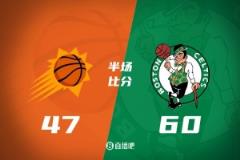 半場戰(zhàn)報(bào)：綠軍領(lǐng)先太陽13分，雙探花合砍29分，布克貢獻(xiàn)16分4助攻