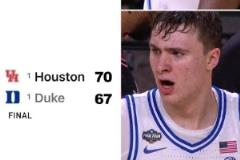 休斯敦大學(xué)驚天逆轉(zhuǎn)！NCAA四強(qiáng)賽1963年以來首現(xiàn)14分落后翻盤