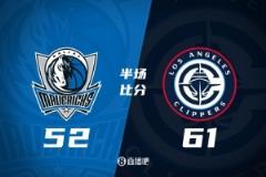 半場戰(zhàn)報：哈登高效輸出小卡濃眉聯(lián)手 快船領先獨行俠9分