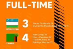 永川杯女足錦標賽三四名決賽：贊比亞4-3險勝烏茲別克斯坦