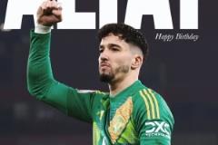 曼聯(lián)祝福巴因德爾27歲生日，加盟后8場丟14球
