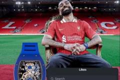 梅老板來一塊？薩拉赫戴95萬美元手表續(xù)約，梅西點(diǎn)贊