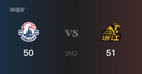 CBA季后賽半場戰(zhàn)罷廣廈51-50領(lǐng)先青島卡爾頓17分6籃板