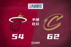 米切爾15分2斷加蘭12分4助希羅17分 騎士半場(chǎng)領(lǐng)先熱火8分