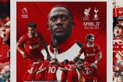 利物浦主場(chǎng)迎戰(zhàn)熱刺海報(bào)發(fā)布 科納特迪亞斯索博亮相