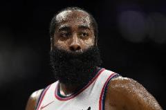 哈登近5場(chǎng)G5場(chǎng)均11.6分，投籃&三分29.6/20.7%