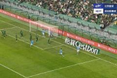 新鵬城扳回一球，杜加利奇頭球破門