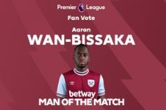 萬(wàn)-比薩卡當(dāng)選曼聯(lián)0-2西漢姆全場(chǎng)最佳