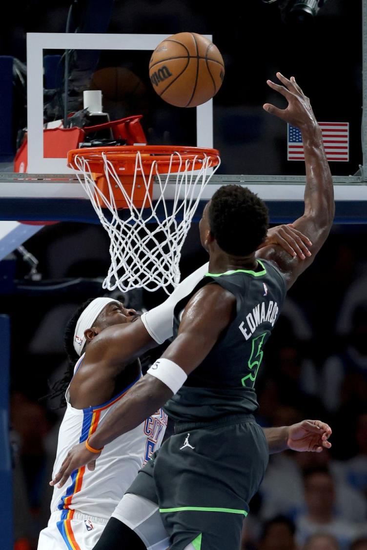 NBA直播回放：西決森林狼vs雷霆G1（5月21日）亞歷山大31+9