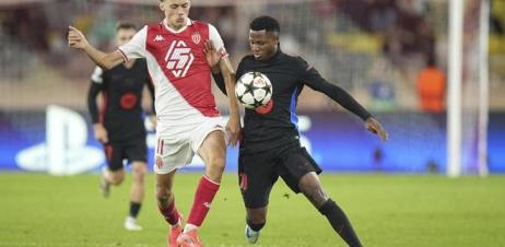 摩納哥欲從巴塞羅那簽下法蒂，球員身價(jià)僅500萬(wàn)歐元