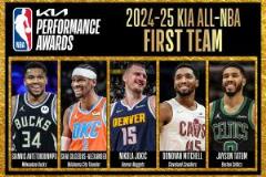 NBA官方公布最佳一陣，字母哥回應(yīng)：我在照片里很可愛