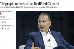 紅鳥資本領銜財團正式接手《電訊報》終結兩年所有權空窗期