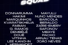 巴黎公布法國杯決賽大名單：K77與登貝萊領(lǐng)鋒，阿什拉夫入選