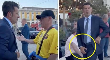 菲戈強勢回應球迷“叛徒”稱呼，現(xiàn)場做出不雅動作引發(fā)熱議