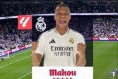 姆巴佩貢獻(xiàn)2進(jìn)球1關(guān)鍵傳球，當(dāng)選皇馬2-0皇家社會(huì)一役全場(chǎng)最佳