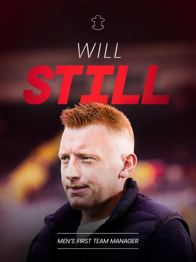 南安普頓官方宣布32歲施蒂爾接任球隊主教練