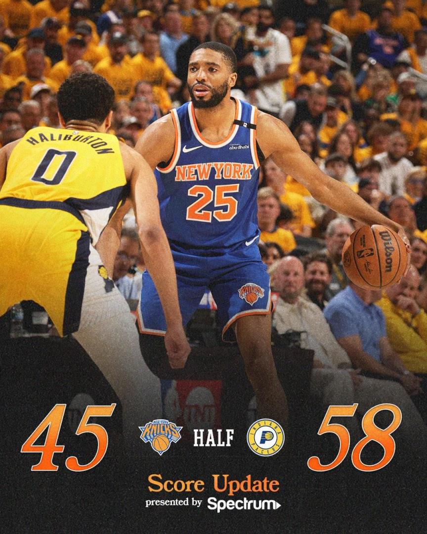 深陷犯規(guī)困境，G3半場布倫森4犯唐斯3犯，步行者主力僅2犯